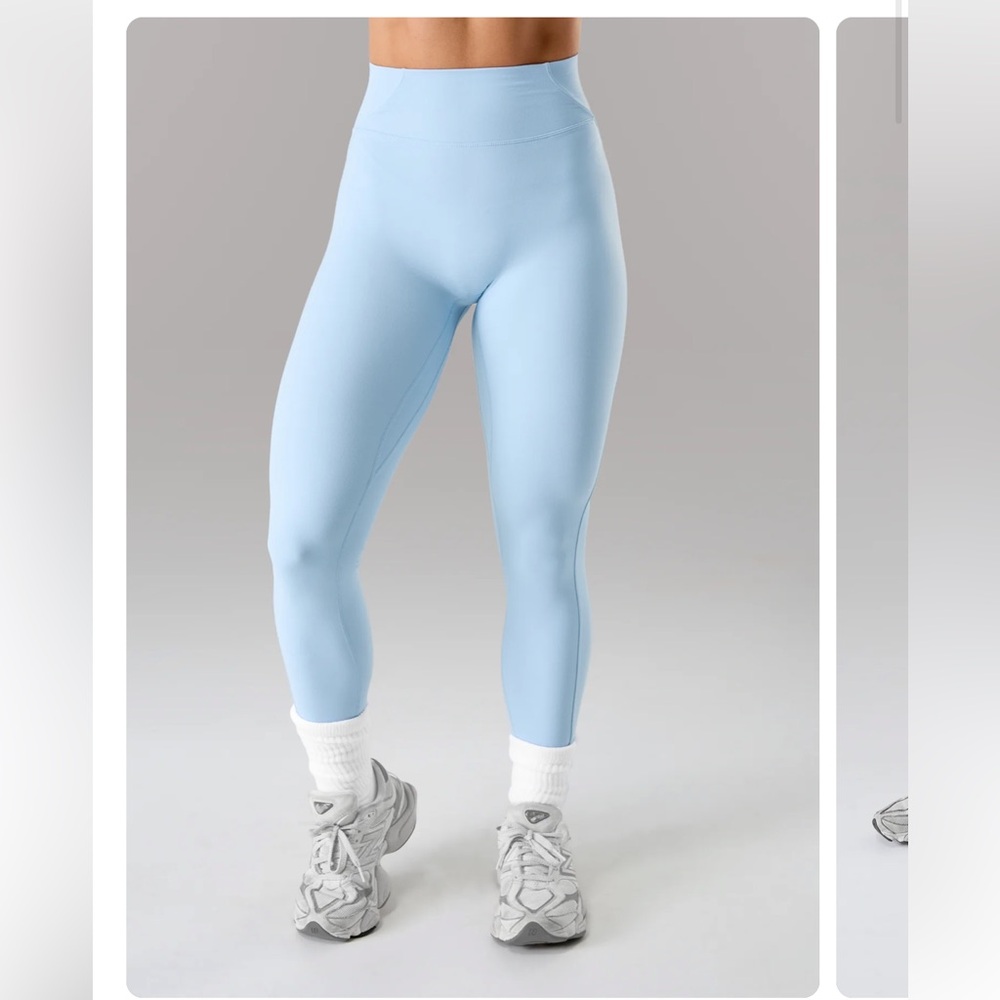 Alphalete High-Rise Leggings — Light Blue